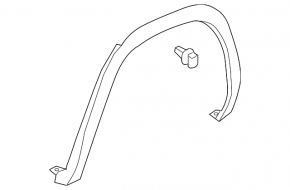 Ornamente aripă spate dreapta pentru VW Atlas 21-25