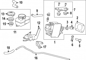 Бачок ГТЦ Honda Accord 23-26 с крышкой