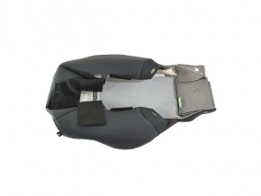 Водительское сидение Jeep Compass 11-16 с airbag, механич, подогрев, комбинированное кожа черн