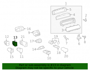 Кнопка парковочного ассистента Toyota Prius V 12-14
