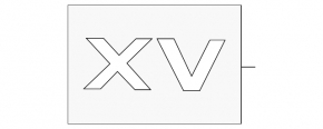 Эмблема задняя XV Subaru XV Crosstrek 13-17