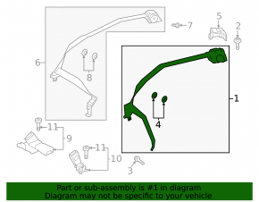 Centura de siguranta spate stanga Mercedes W213 E 17-23 neagra