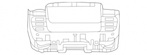 Управление мультимедиа Mercedes W167 GLE 350 450 20-23 черное