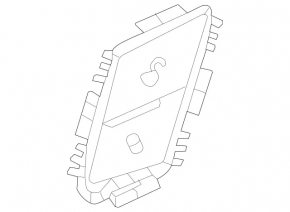 Buton închidere centralizată față dreapta Mercedes W167 GLE 350 450 20-25 maro
