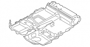 Покрытие пола Ford Transit Connect MK2 13-16 черн