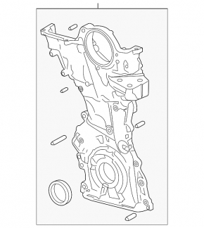 Передняя крышка двигателя Mazda 3 14-18 BM
