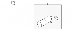 Receptor suspensie pneumatică stânga Volvo XC60 18-23