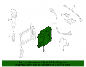 Блок ECU компьютер двигателя Hyundai Sonata 17-19 2.4