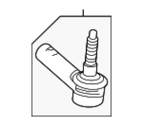 Cap direcție dreapta Toyota bZ4X 23-26 FWD