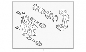 Suport spate dreapta Toyota Sienna 04-10