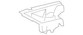 Пенопласт под инструмент Lexus RX350 RX450h 10-15