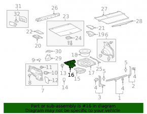 Пенопласт под инструмент Lexus RX350 RX450h 10-15