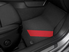 Комплект ковриков салона ткань Audi A3 8V 15-20 черная, Premium