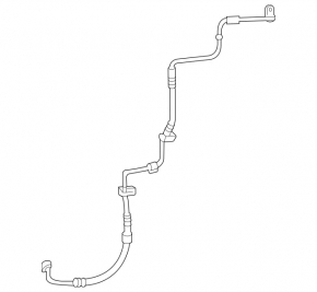 Трубка кондиционера печка-конденсер Mercedes W167 GLE 350 450 20-26