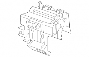 Корпус печки голый Audi Q7 16-20