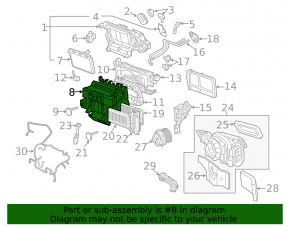 Печка в сборе Audi Q7 16-20