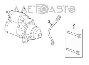 Стартер Jeep Compass 11-16 2.0 2.4 ржавый
