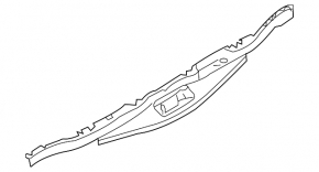 Ornamente negre pentru încuietoare portbagaj BMW X5 F15 14-18