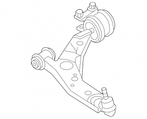 Рычаг нижний передний левый Mazda3 2.3 03-09
