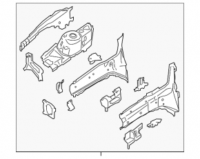 Четверть передняя левая Ford Transit Connect MK2 13-18