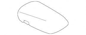 Подлокотник Ford Mustang mk6 15-23 кожа, черный
