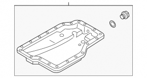 Поддон АКПП Mazda 3 09-13 2.0, 2.5