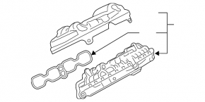 Коллектор впускной GMC Terrain 18-22 LYX