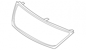 Хром обрамление решетки радиатора grill Lexus IS250 IS300 IS350 06-08