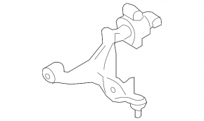 Рычаг нижний передний правый Infiniti G25 G35 G37 4d 06-15 AWD