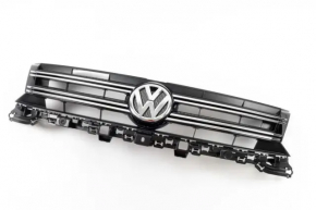 Решетка радиатора grill в сборе VW Tiguan 12-18 рест со значком