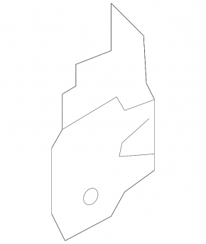Петля двери верхняя передняя левая Subaru Forester 08-13 SH