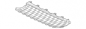 Решетка радиатора grill нижняя левая Mercedes A-class V177 19-22 сетка, AMG pkg