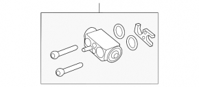 Клапан печки кондиционера Ford C-max MK2 13-18