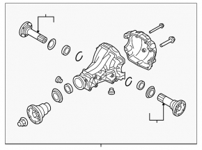 Задний дифференциал редуктор Audi A4 B8 08-16 2.0T 43:13