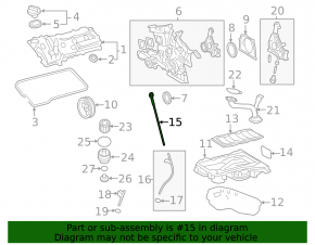 Щуп масляный 2GR-FXE Lexus RX450h 10-15