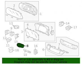 Кнопка start-stop Honda Accord 13-17 hybrid