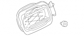Корпус лючка бензобака BMW X3 G01 18-24