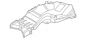 Корпус печки голый 3 ряд BMW X5 F15 14-18