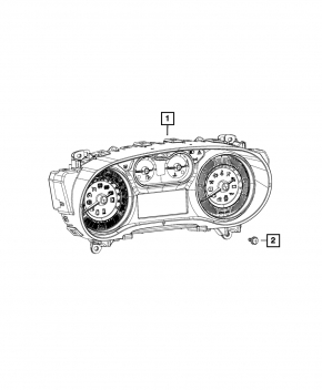 Щиток приборов Fiat 500L 14-17