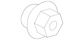 Гайка колесная d19 M14x1.5 Ford Edge 15-23