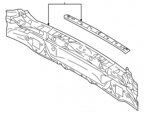Задняя панель Subaru Impreza 5d 17-23