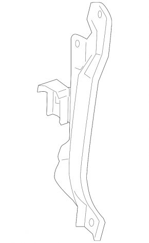 Планка замка капота Toyota Highlander 01-07