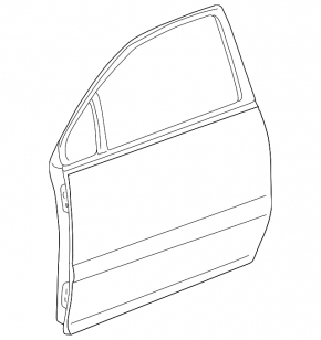 Дверь голая передняя правая Lexus RX300 98-03 золото тычки, крашенная