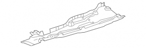 Защита днища правая Mercedes W166 ML/GLE 12-19 off road pkg