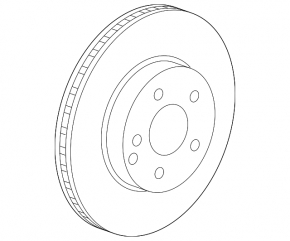 Disc de frână față stânga Mercedes E 53 21-23 AMG pachet, 360/36 mm