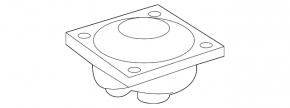 Опора КПП с кронштейном Mercedes X164 GL W164 ML