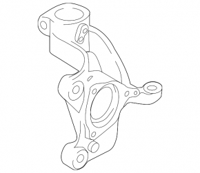Цапфа передняя левая VW Jetta 19-26 с датчиком ABS