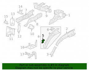 Suport lonjeron dreapta Honda CRV 17-22