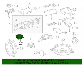 Динамик торпедный левый Lexus ES250 ES300h ES350 19-23