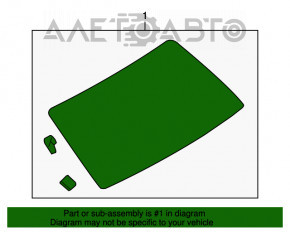 Стекло заднее Ford Focus 08